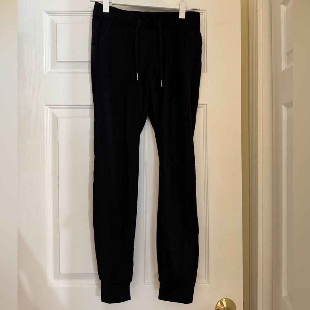 Women's Black Drawstring Joggers
